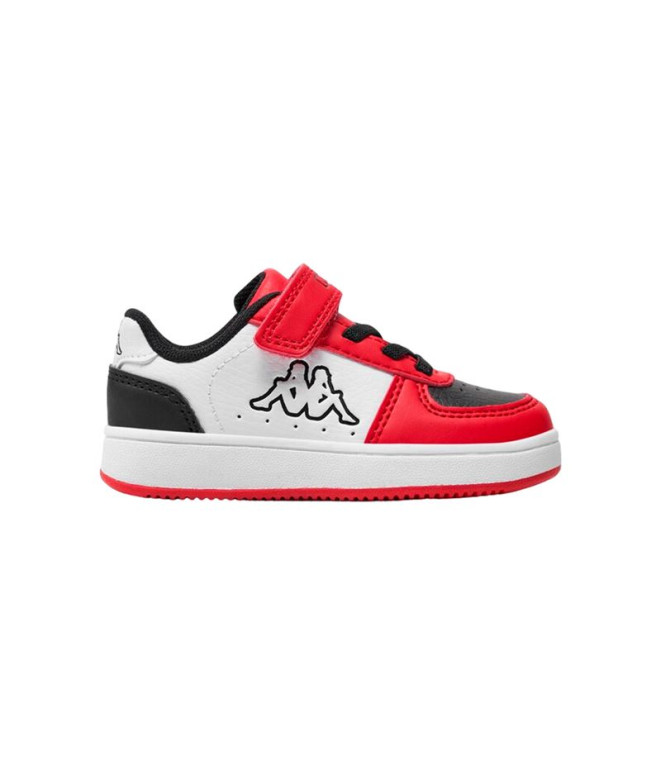 Chaussures Kappa Bébés Malone Inf Blanc/Noir/Rouge