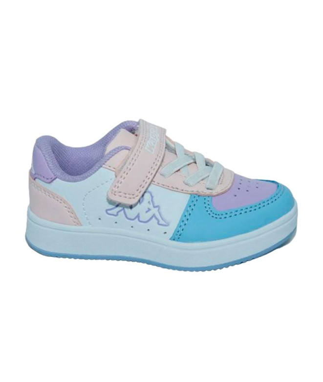 Chaussures Kappa Bébés Malone Inf Blanc/Rose/Bleu Lt