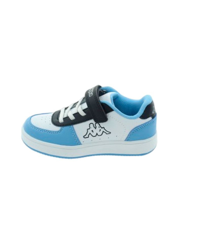 Chaussures Kappa Bébés Malone Inf Blanc/Noir/Bleu Lt