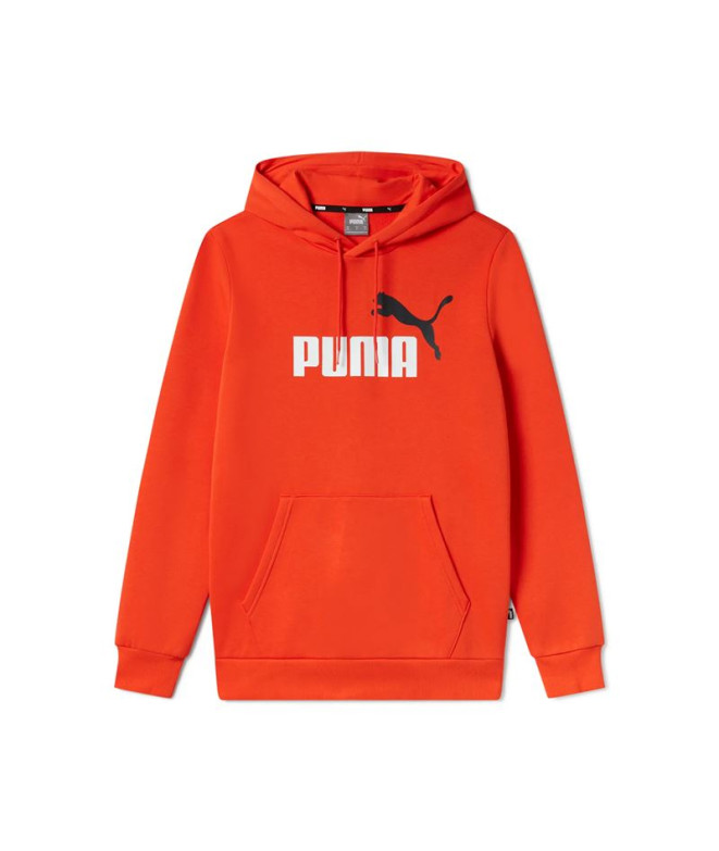 Moletom Casaco com capuz com logótipo grande Puma Ess+ 2 Col Fl Homem