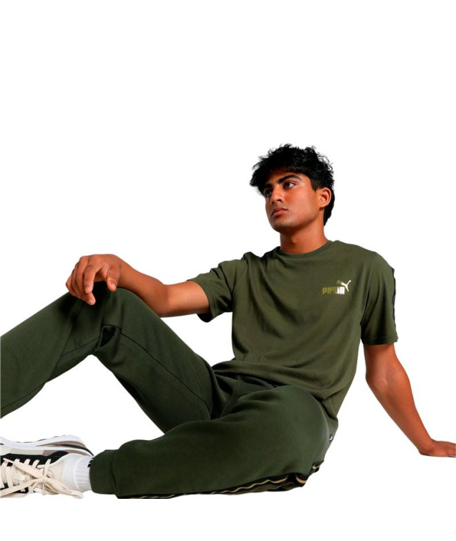 Camiseta Puma Ess Tape Minimal Gold Homem