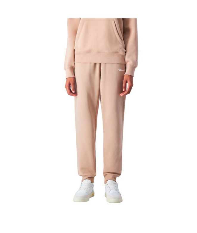 Calça Champion Rib Cuff Pants Mulher Bege