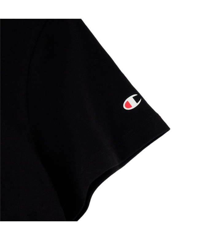 Camiseta Champion Crewneck T-Shirt Hombre Negro