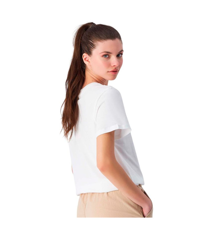 Camiseta Champion Crewneck T-Shirt Mujer Blanco