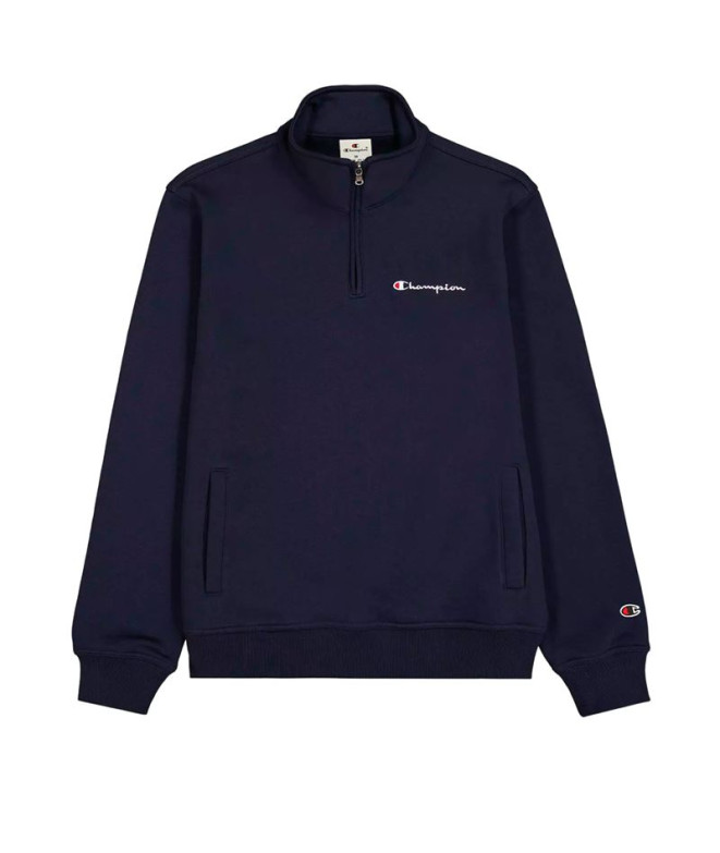 Sudadera Champion Half Zip Sweatshirt Hombre Azul