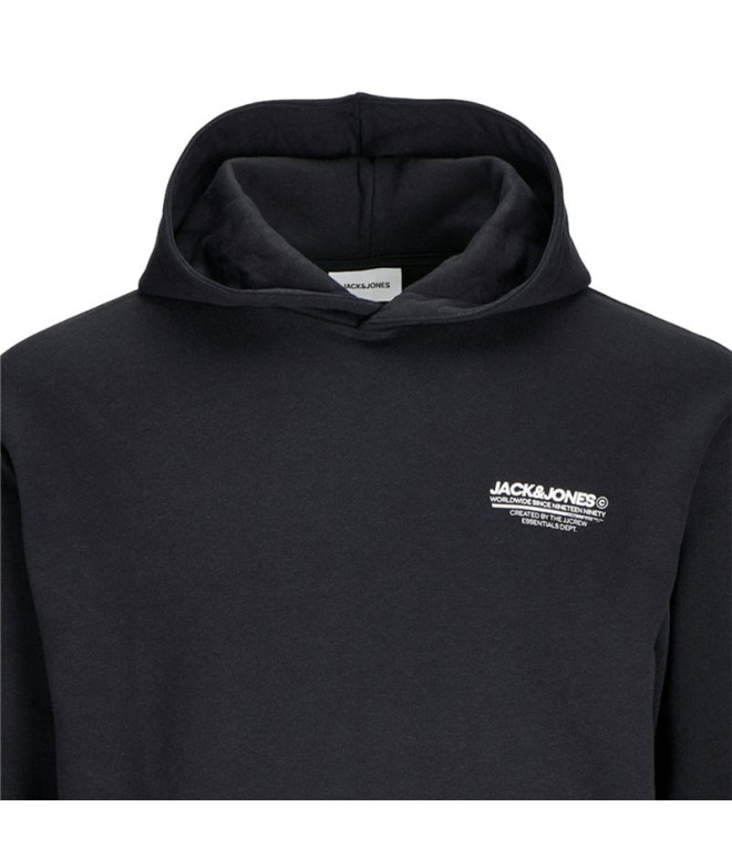 Sudadera Jack and Jones Jjolive Hombre Negro