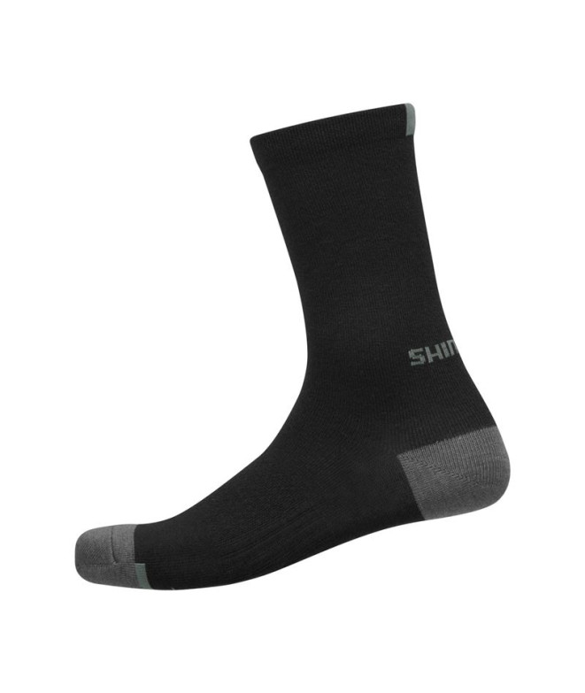 Meias Ciclismo Shimano por Performance Wool Preto