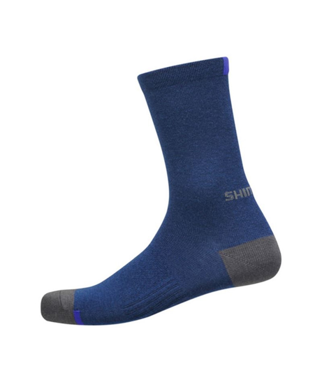 Calcetines de Ciclismo Shimano Performance Wool Azul Marino