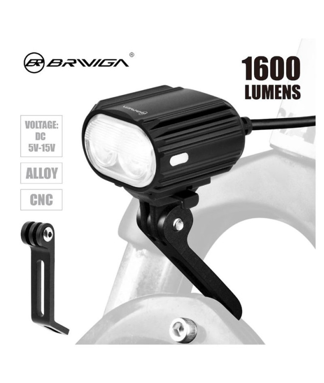 Lumières Tols Feu avant E-Bike 1600