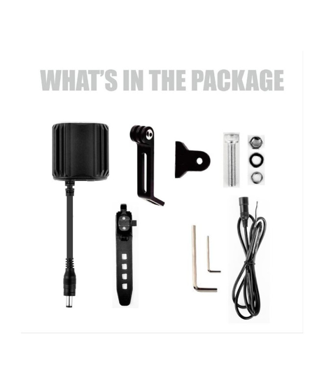 Luzes Tols Luz dianteira E-Bike 1600