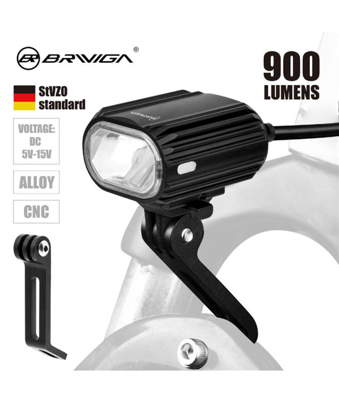 Luzes Tols Luz dianteira E-Bike 900