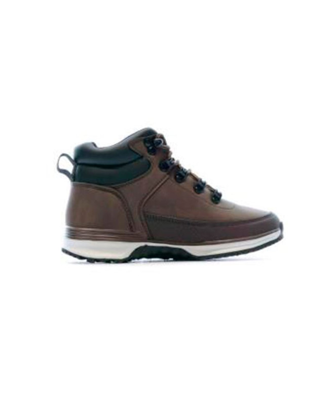Zapatillas Kappa Monsi Lace Kid Infantil Marrón/Gris Vapor