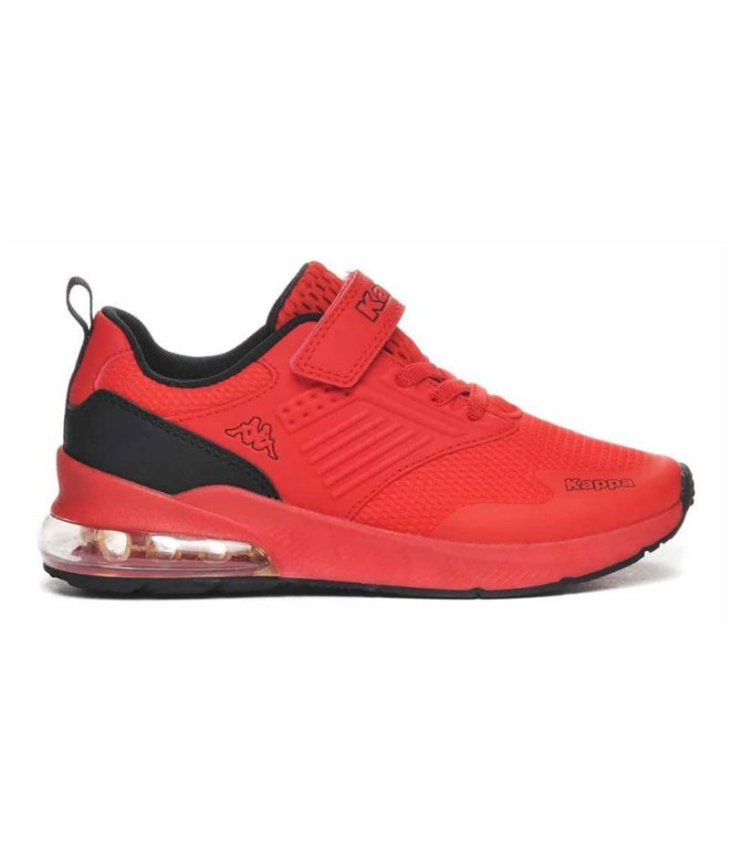 Zapatillas Kappa Myagi Ev Rojo Negro Infantil