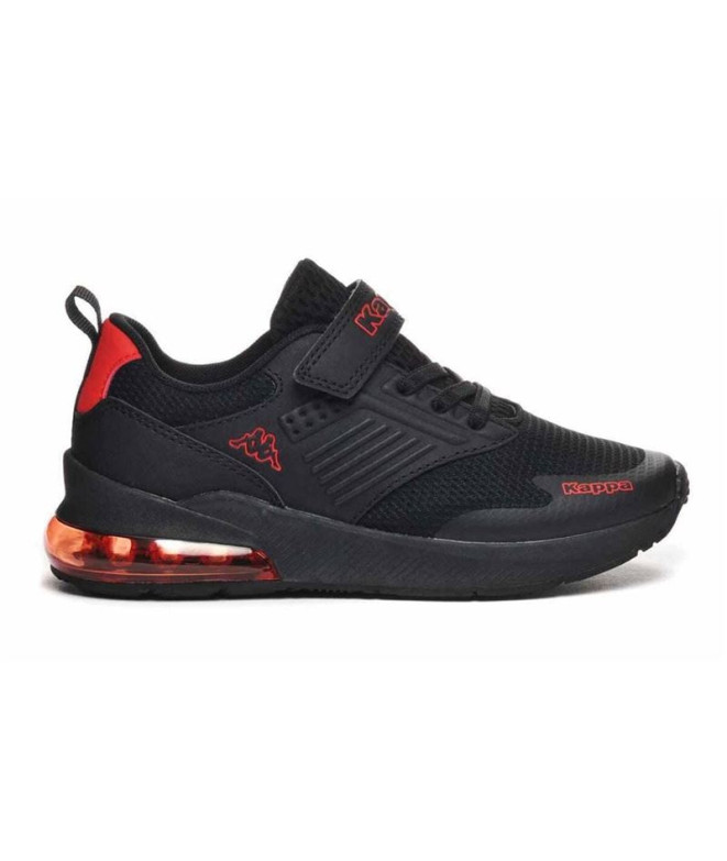 Zapatillas Kappa Myagi Ev Negro Rojo Mid Coral Infantil