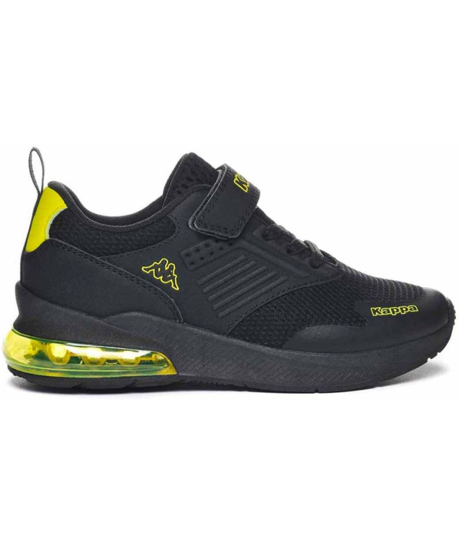 Zapatillas Kappa Myagi Kid Ev Infantil Negro/Amarillo Neon