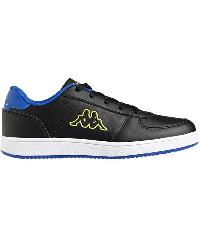 Sapatilhas Kappa Infantil Malone Preto/Azul real