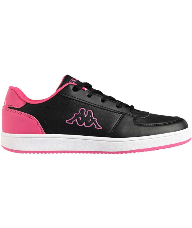 Sapatilhas Kappa Infantil Malone Preto/Rosa