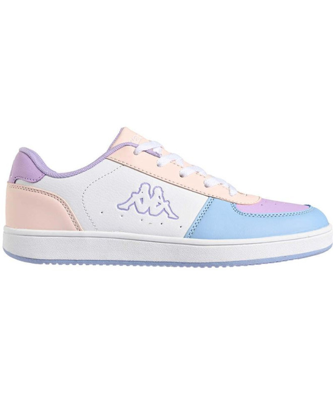 Chaussures Kappa Enfant Malone Blanc/Rose/Bleu Lt