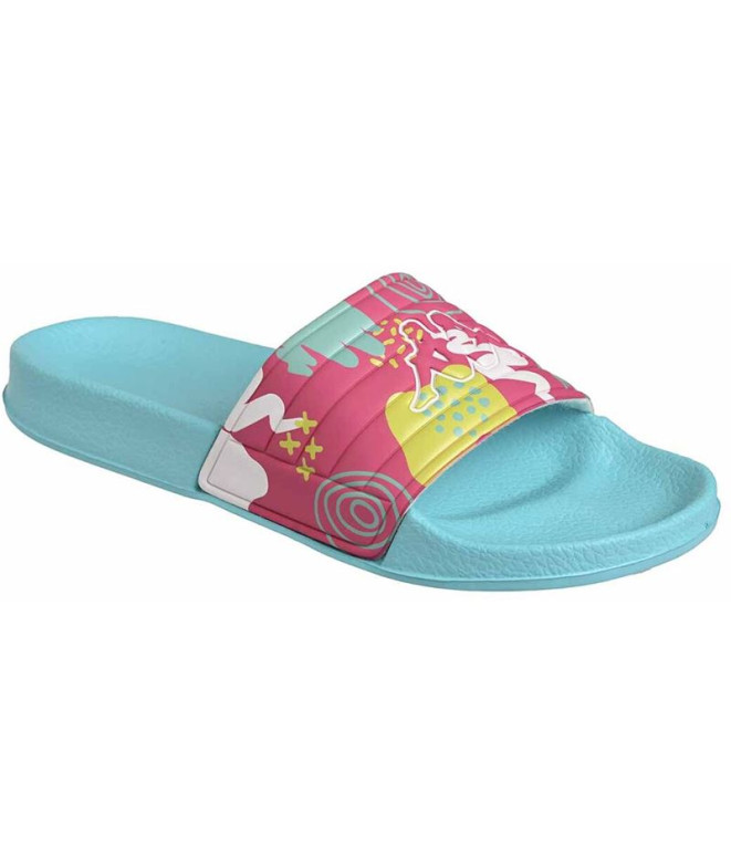 Chanclas Kappa Noles 7 Infantil Azul/Fuchsia