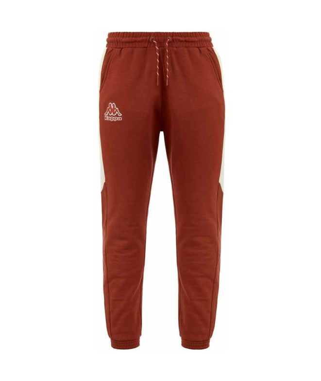 Calça Kappa Homem Calça Frego Creta Vermelho/Branco Leite