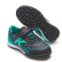 Sapatilhas De Futebol Sala Kelme Infantil Goleiro Kids Elástico Preto e Verde