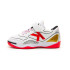 Chaussures De Football Sala Kelme Enfant Goleiro Kids Elastic Blanc et Rouge
