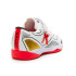 Sapatilhas De Futebol Sala Kelme Infantil Goleiro Kids Elástico Branco e Vermelho