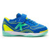 Sapatilhas De Futebol Sala Kelme Infantil Goleiro Kids Elástico Royal e Celeste