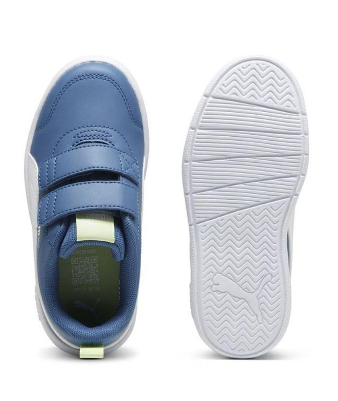 Zapatillas  Puma Courtflex V3 V Infantil Azul...