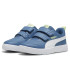Sapatilhas Infantil Puma Courtflex V3 V Azul Branco