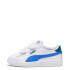 Sapatilhas Puma Smash 3.0 L V Infantil Branco Azul