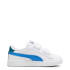 Sapatilhas Puma Smash 3.0 L V Infantil Branco Azul