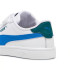 Sapatilhas Puma Smash 3.0 L V Infantil Branco Azul