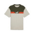 Camiseta Homem Puma Puma Power Colorblock Beige/Desert Dust