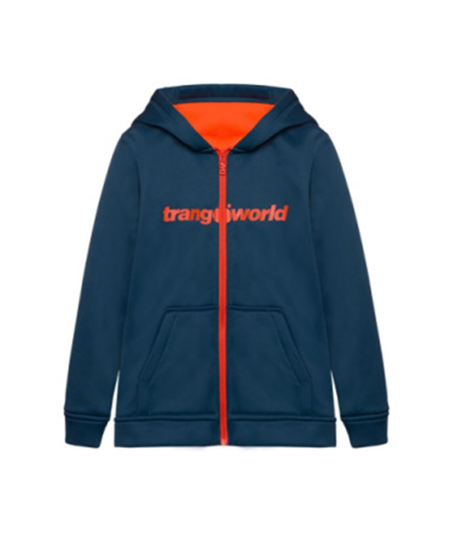 Casaco Trangoworld Infantil Oby Azul/Laranja