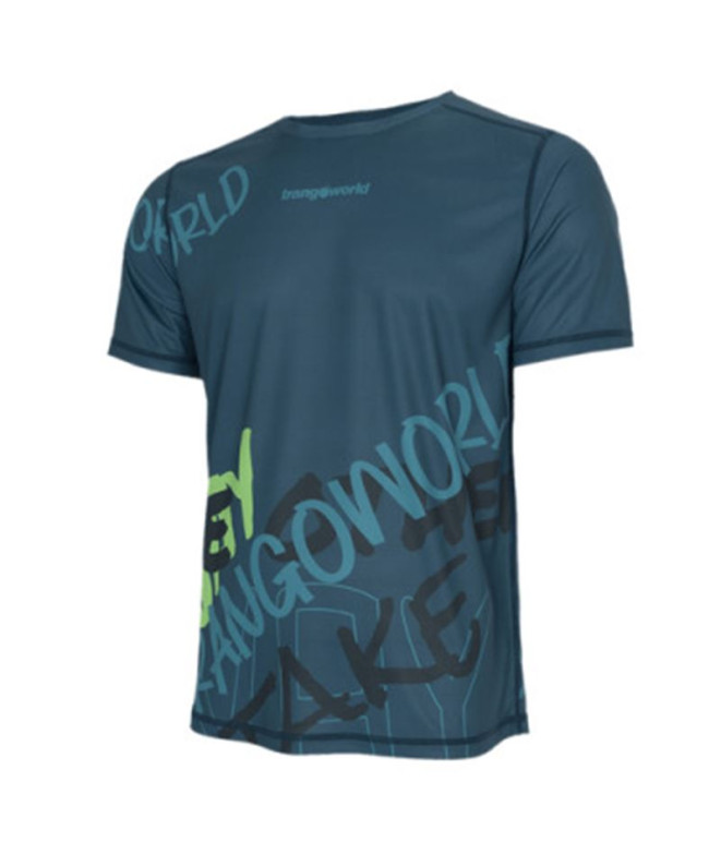 Camiseta Trail Trangoworld Homem de Fouly Verde escuro