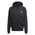 Sudadera adidas Game & Go Training Big Logo 3-Stripes Full Zip Hombre Negro