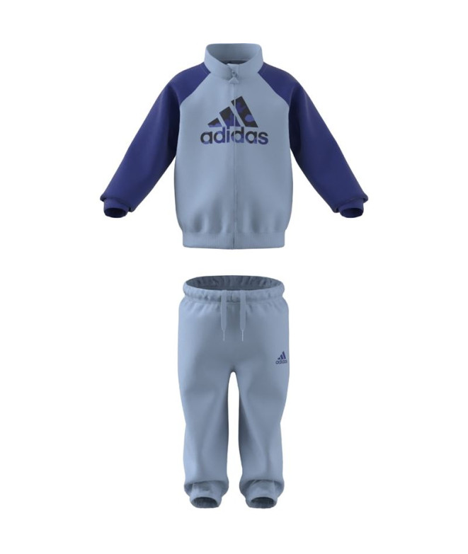 Conjunto adidas Camo Infantil Azul