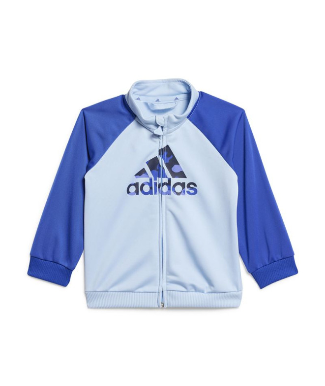 Conjunto adidas Camo Infantil Azul