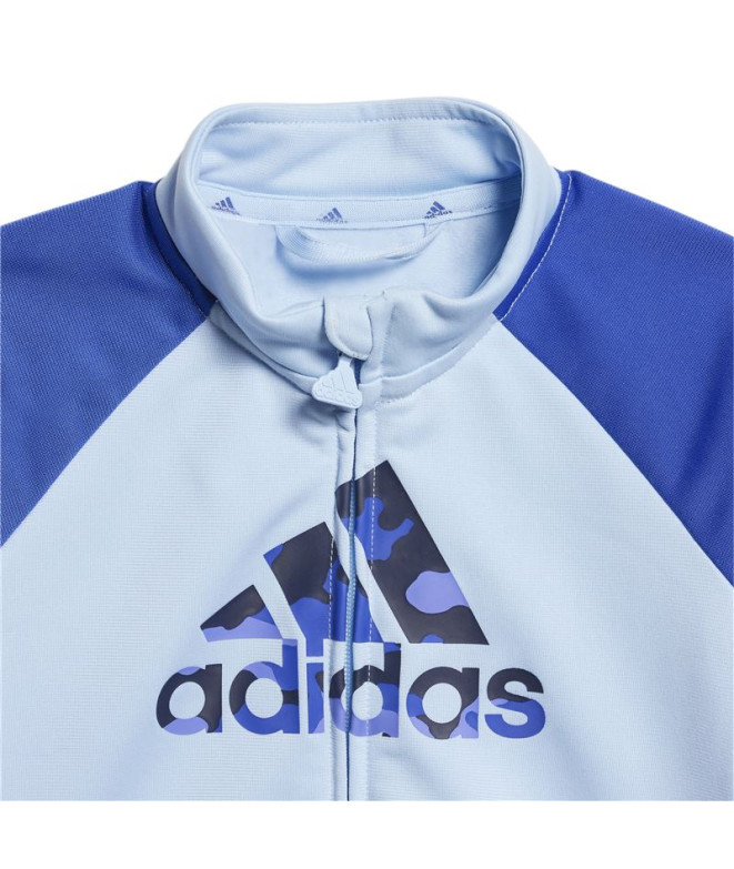Conjunto adidas Camo Infantil Azul