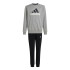 adidas French Terry Infantil Fato de treino Essentials Big Logo Jogger Cinzento