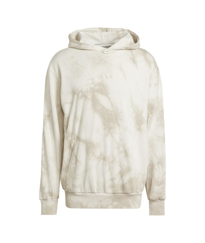 Sweat adidas Homme All Szn Polaire Wash Hoodie Beige