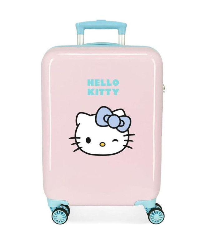 Trolley Abs 55Cm.4R Hello Kitty Wink Pink