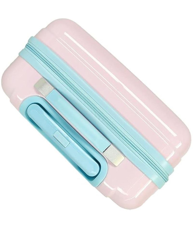 Trolley Abs 55Cm.4R Hello Kitty Wink Rosa