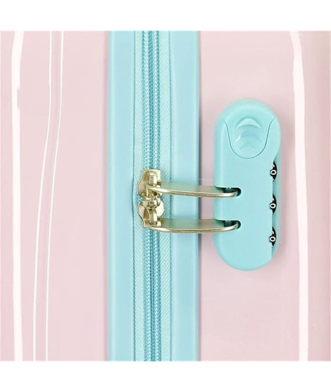 Trolley Abs 55Cm.4R Hello Kitty Wink Rosa