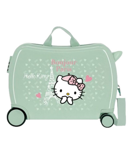 Maleta Inf.Abs 4R. (2 Multi) Hello Kitty Paris Verde Maleta Inf.Abs 4R. (2 Multi) Hello Kitty Paris Verde