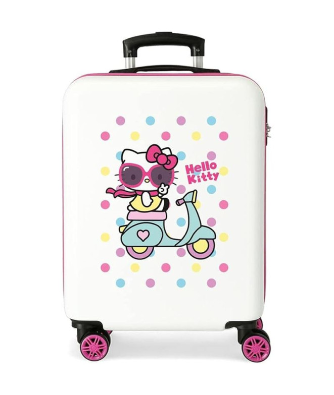 Trolley Abs 55Cm.4R Hello Kitty Girl Gang Rosa