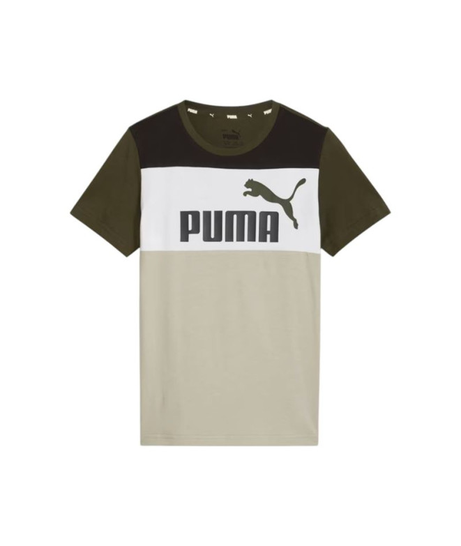 Camiseta Casual Bloco Puma Ess Menino