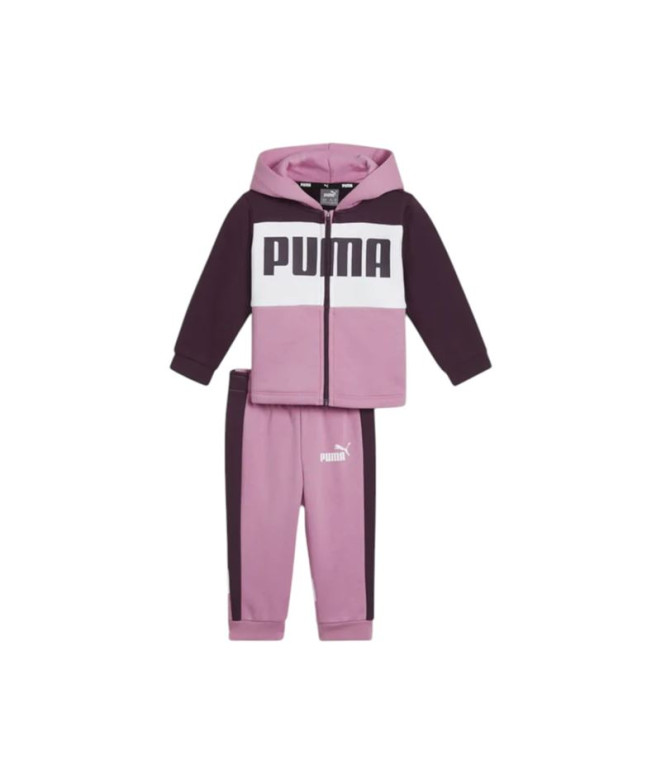 Calça Casual Puma Minicats Colorblock Fl Infantil