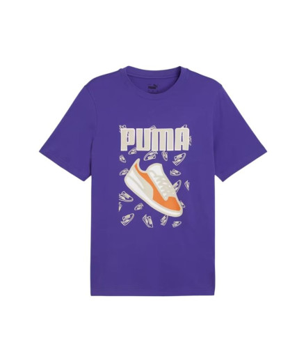 Camiseta Casual Ténis Puma Graphics Homem